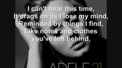 Adele - He Won't Go + Lyrics