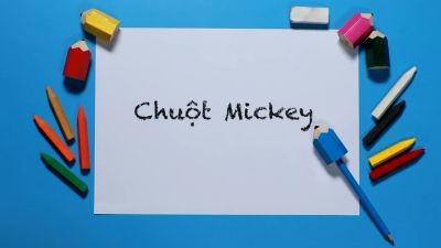 Hướng Dẫn Vẽ Chuột Mickey - How To Draw A Mickey Mouse